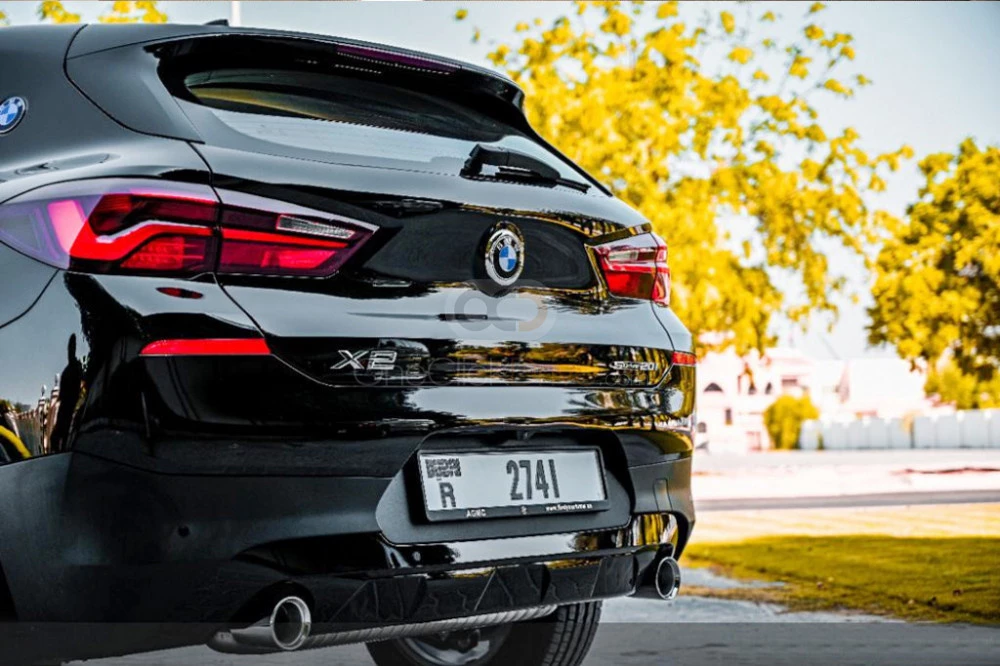 Black BMW X2 2022 for rent in Dubai 7